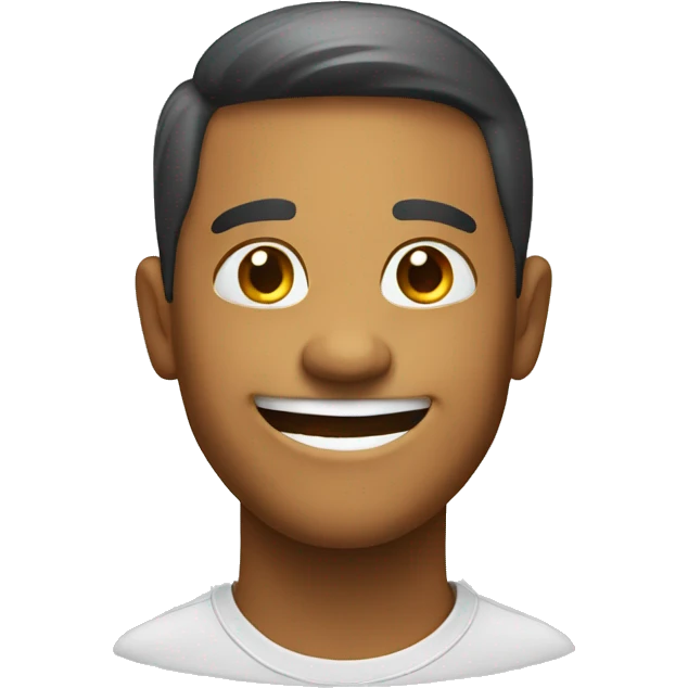 Happy face emoji