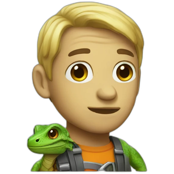 Lizard developer emoji