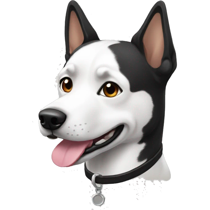 Perro blanco  emoji