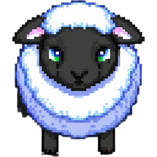 Minecraft sheep emoji