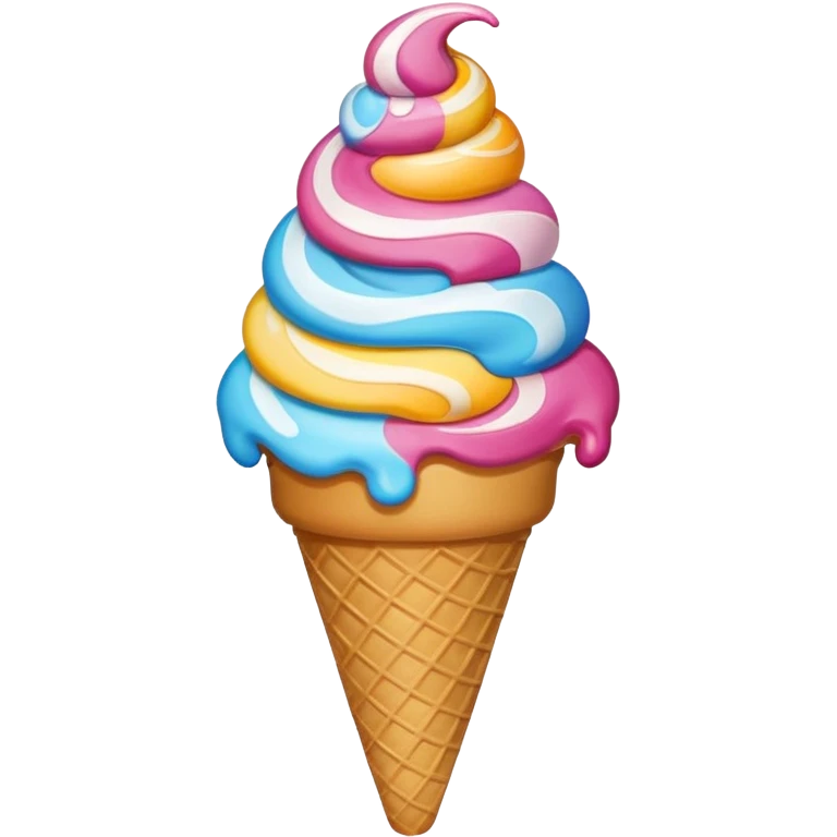 Ice cream cone emoji
