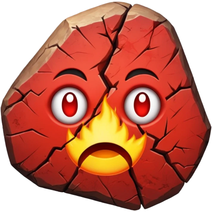 rock with fever emoji emoji