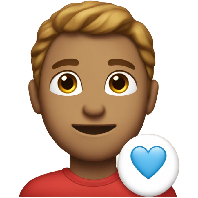 a red heart saying “i love parker holmes” emoji