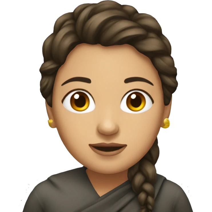 Mujer acostada  emoji