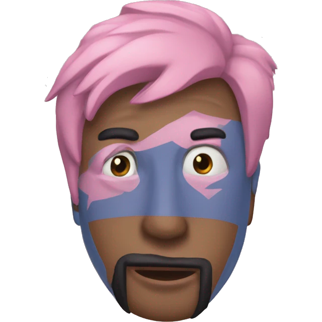 Розовый синабон emoji