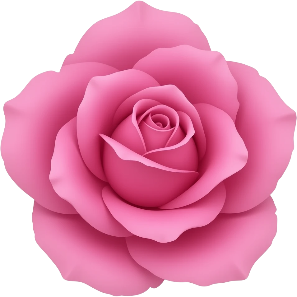 pink rose emoji