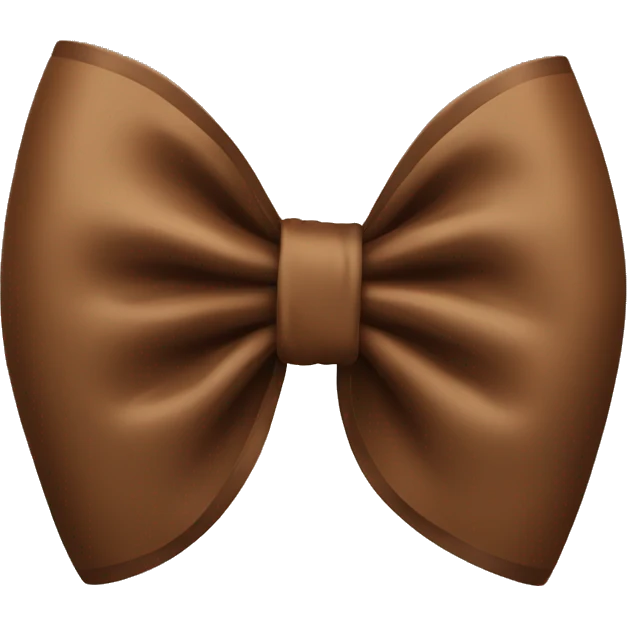 Brown bow emoji