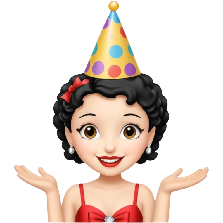 Betty boop birthday emoji