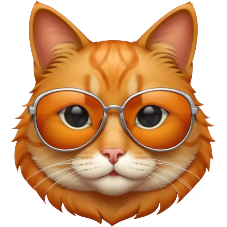 Cat wearing sunglasses emoji