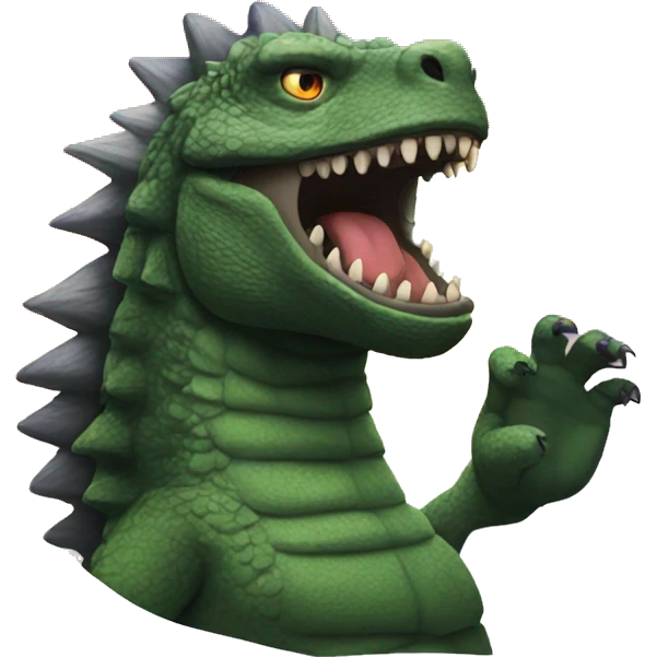Gay Godzilla  emoji