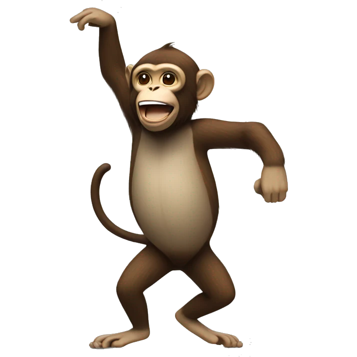 Monkey dancing emoji