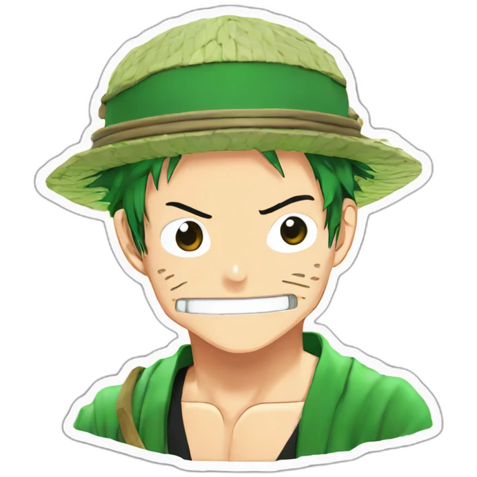 luffy & zoro emoji