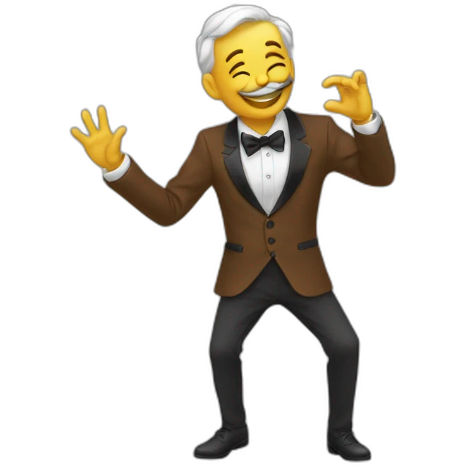 Monsieur qui dab emoji