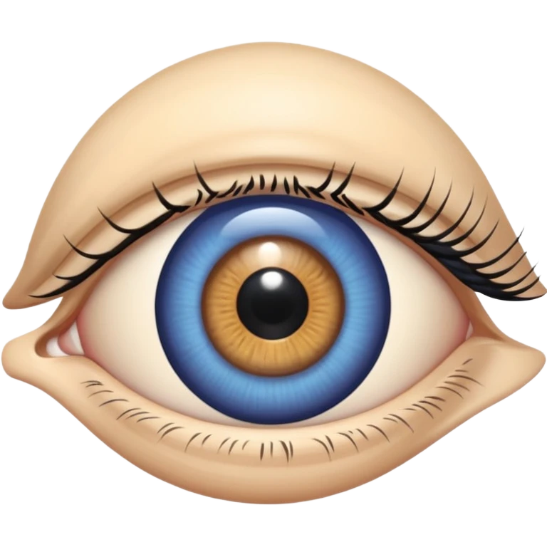 just one eye no human emoji