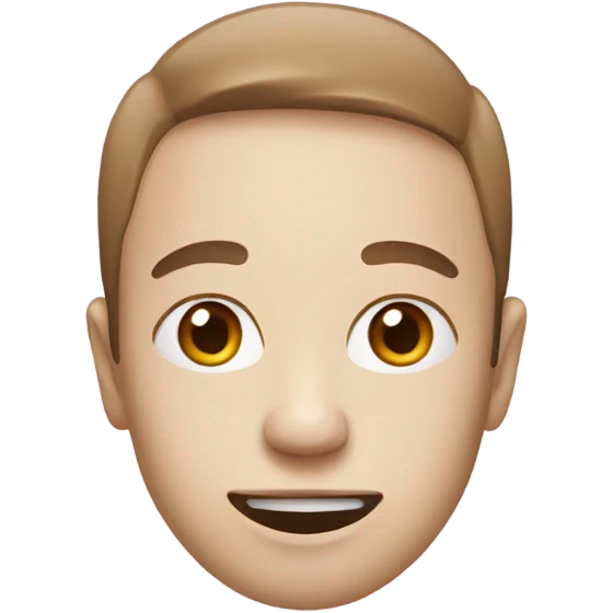 Person with cream on face emoji