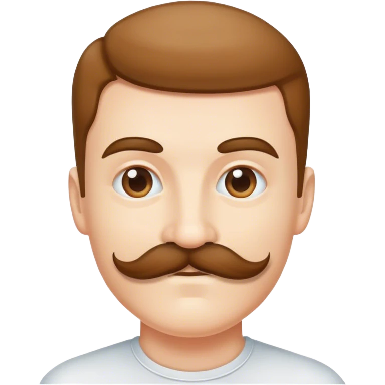 super realistic adolf hitler with square mustache emoji