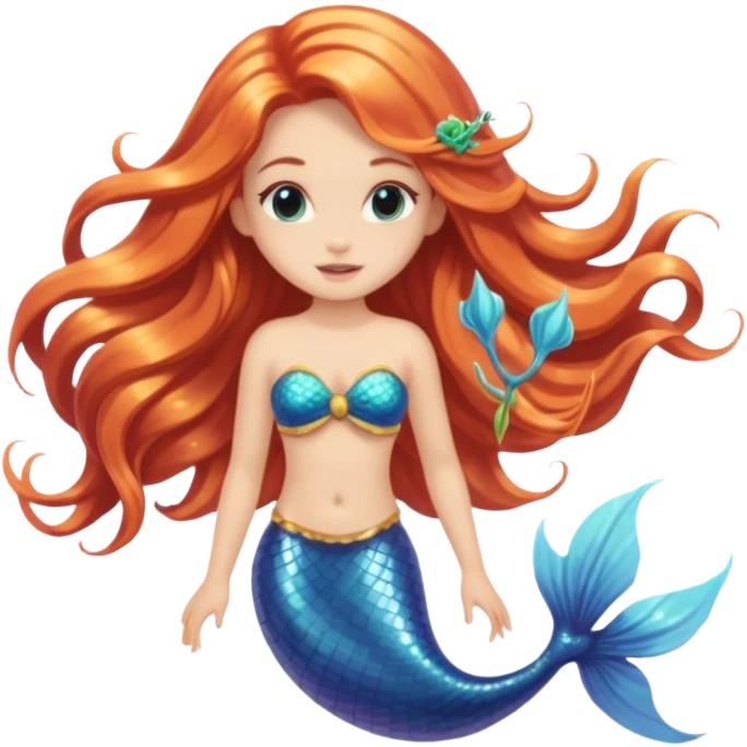 Mermaid girl emoji
