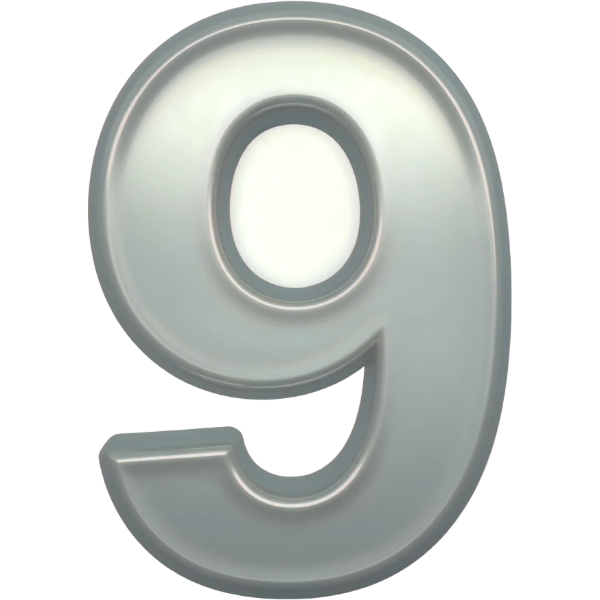 numero 9 emoji