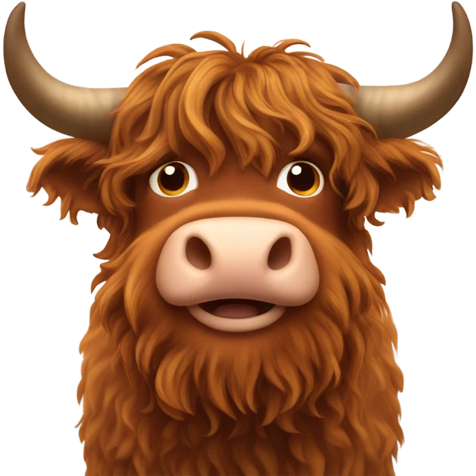 Highland cow emoji