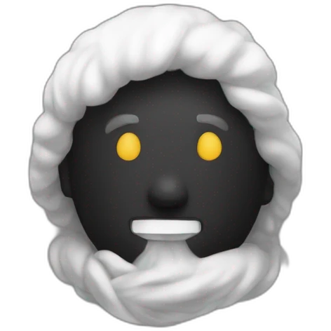 Un noir qui ramasse eu coton emoji