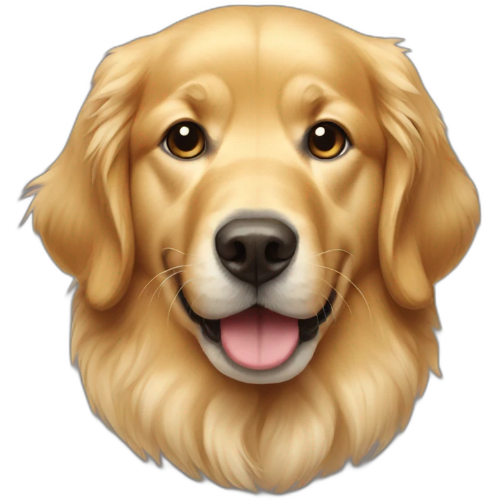 american golden retriever emoji
