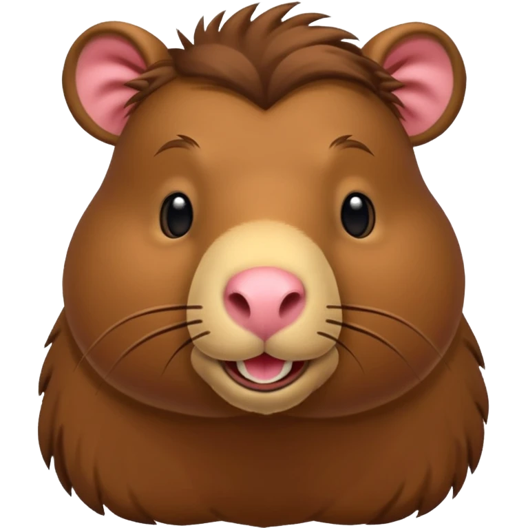Hazme un emoji de un capibara emoji