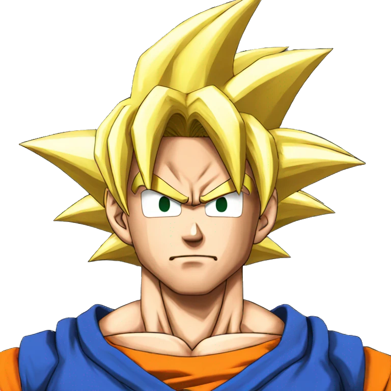 Goku from gradon ball z emoji