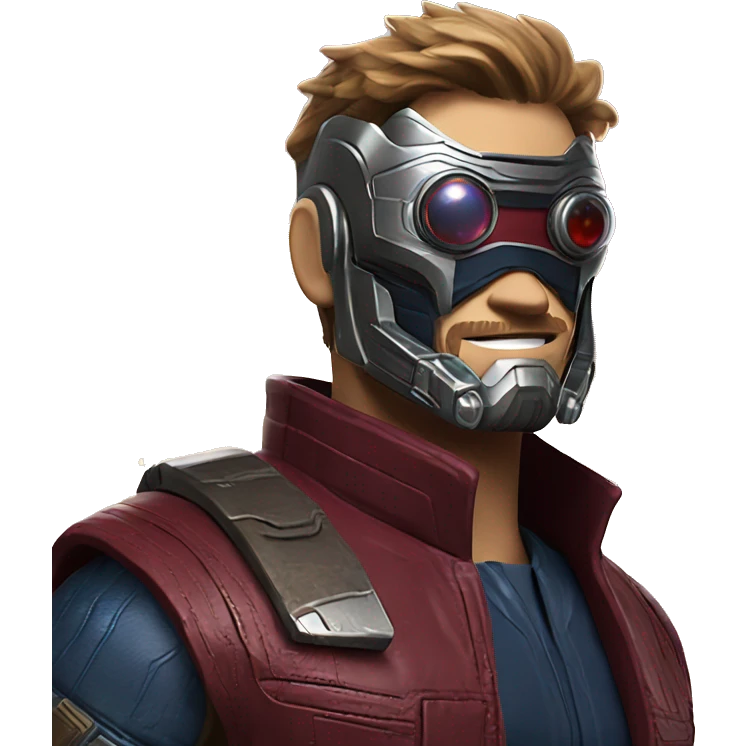 Starlord guardian of the galaxy happy emoji