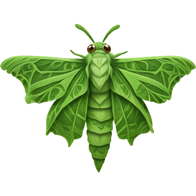 marijuana leaf moth emoji