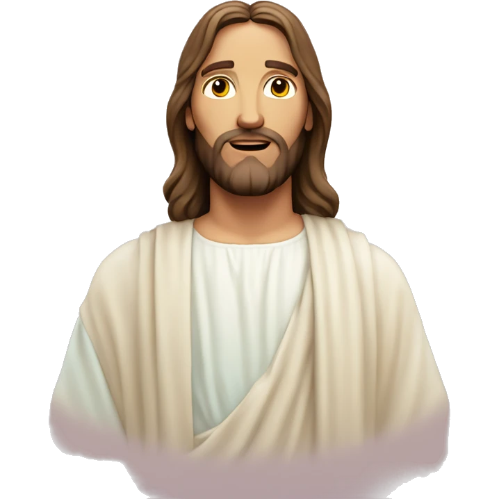 jesus christ in pastel colors emoji