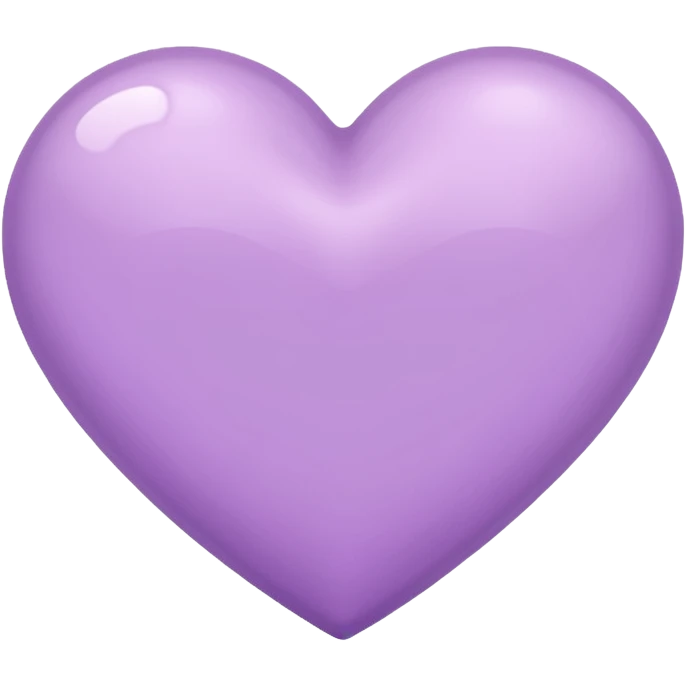 Lilac heart emoji