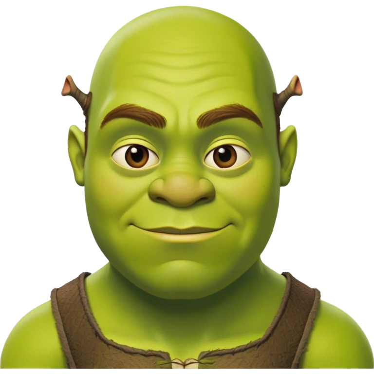 Human Shrek emoji