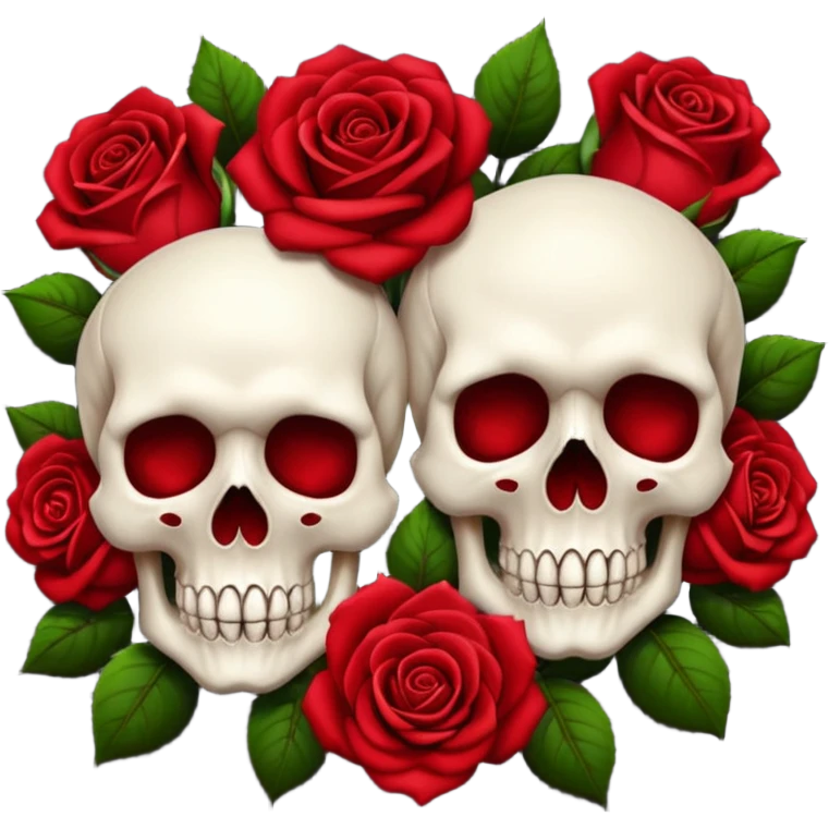 skulls´n´roses emoji
