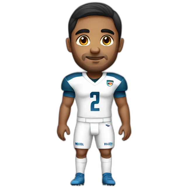 indian football player emoji