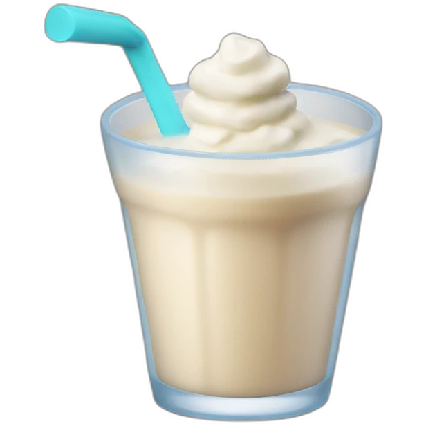 Protein shake strong muscles emoji