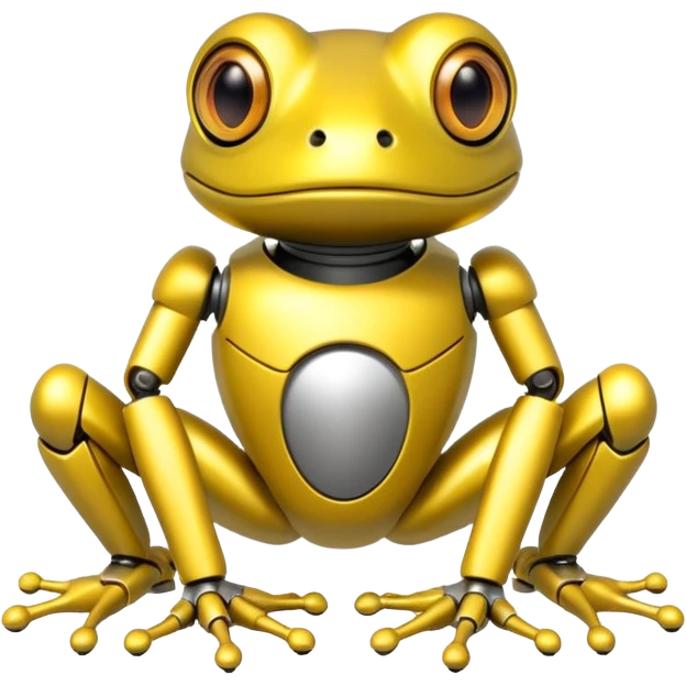 robot yellow frog emoji