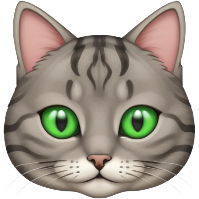 scottish cat with ears folded down emoji