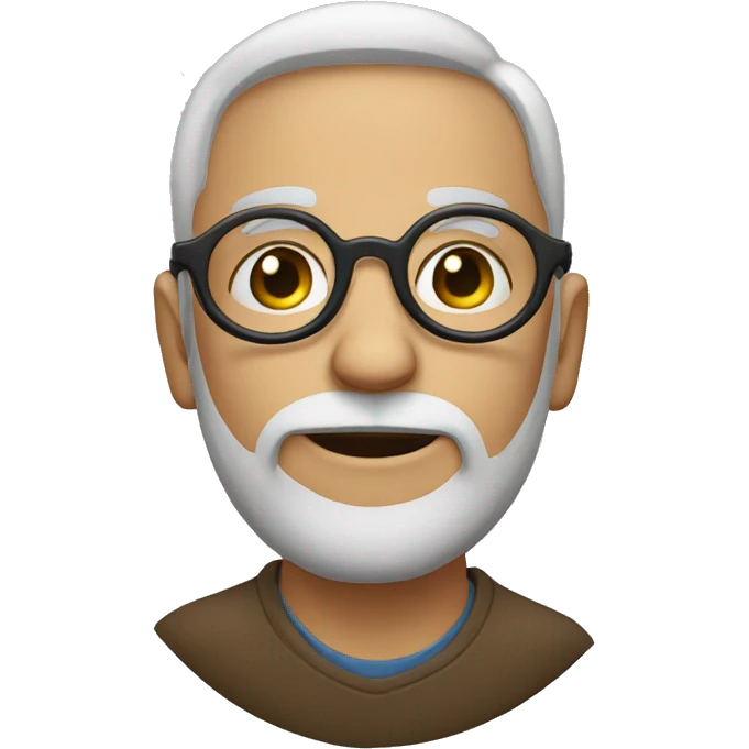 round glasses only, no persons emoji