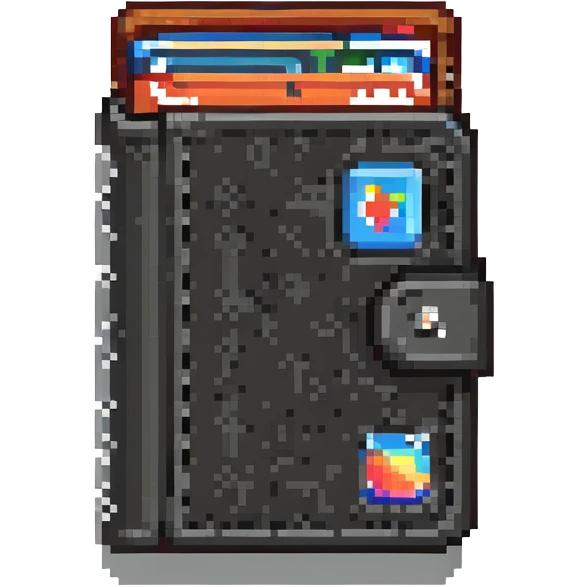 wallet pixel art emoji