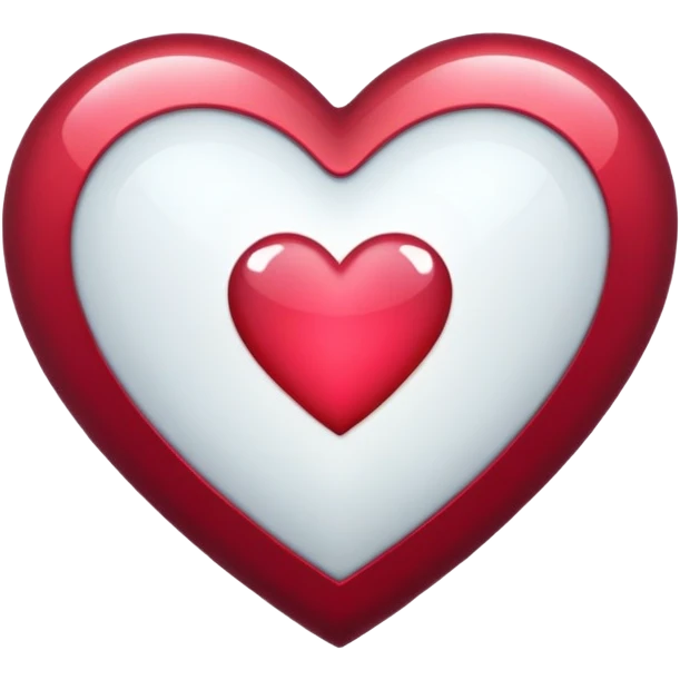 Corazón color bordo emoji