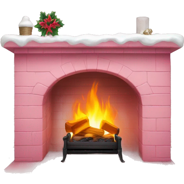 Winter Pink FirePlace emoji