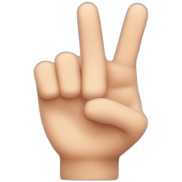 index finger emoji
