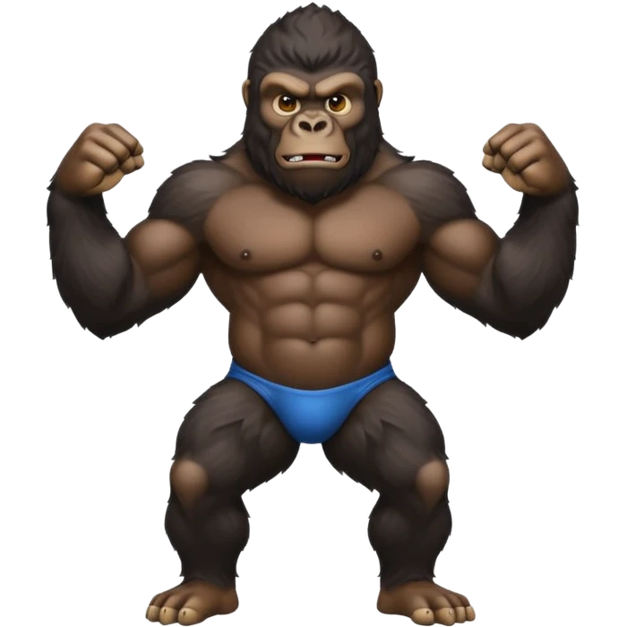 gorilla muscles emoji