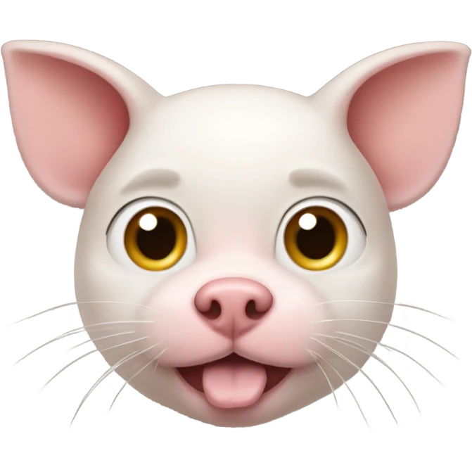 Pig cat emoji