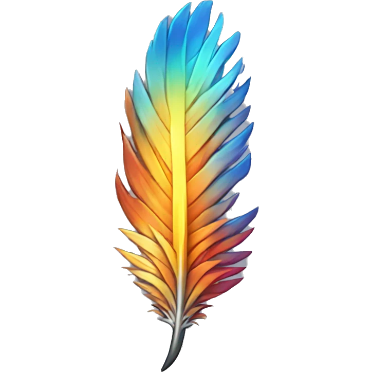 Cyber phoenix feather  emoji
