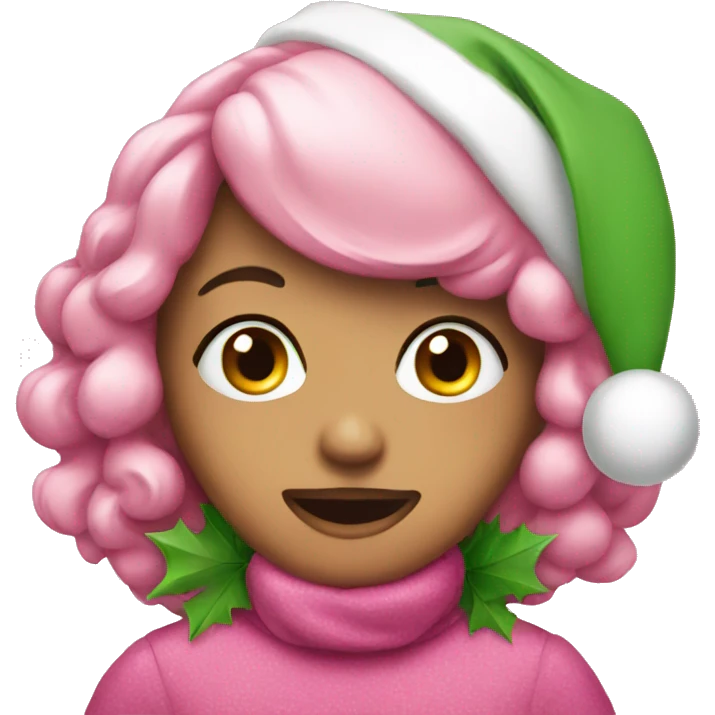 Pink Christmas  emoji