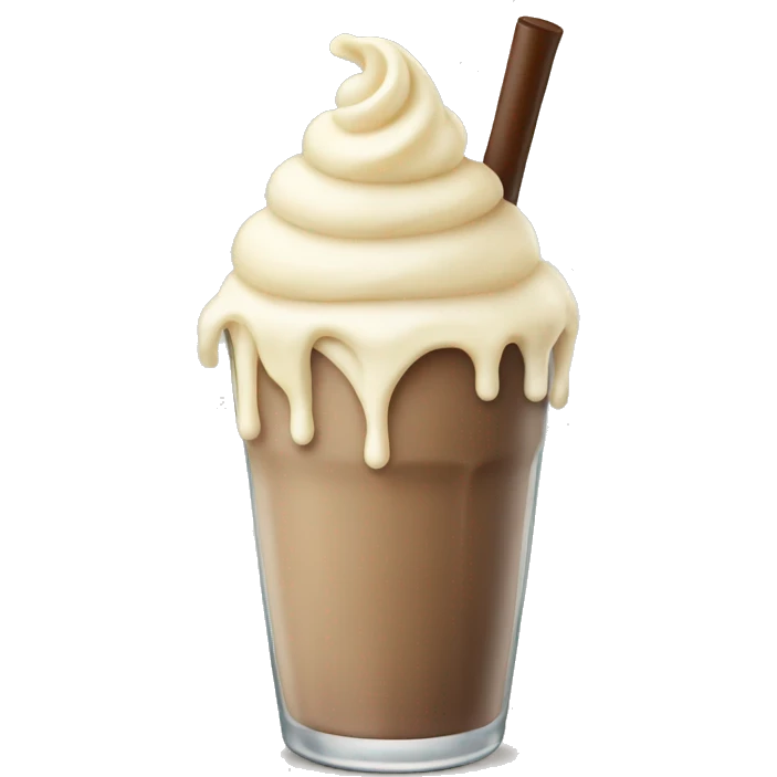 vanilla mudshake  emoji