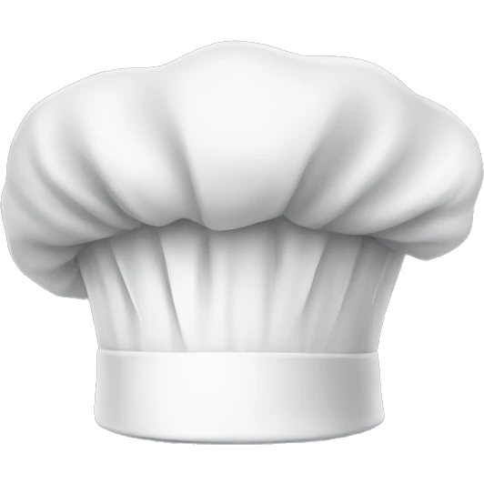 a chef's hat emoji