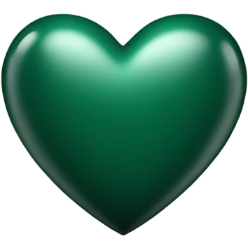 Dark Green Heart emoji