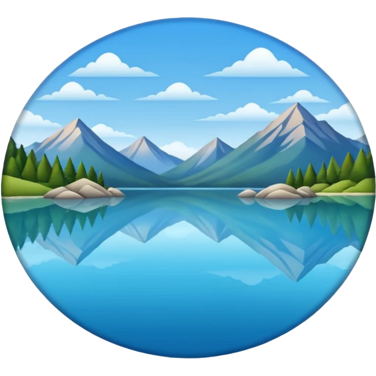 lake landscape emoji